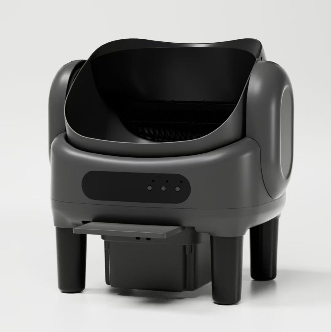 Semi-Enclosed Smart Cat Litter Box with App Control image 2