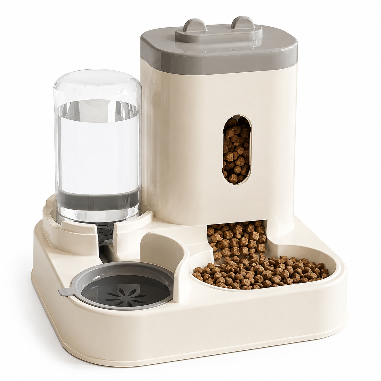 2-in-1 Automatic Pet Feeder & Water Dispenser