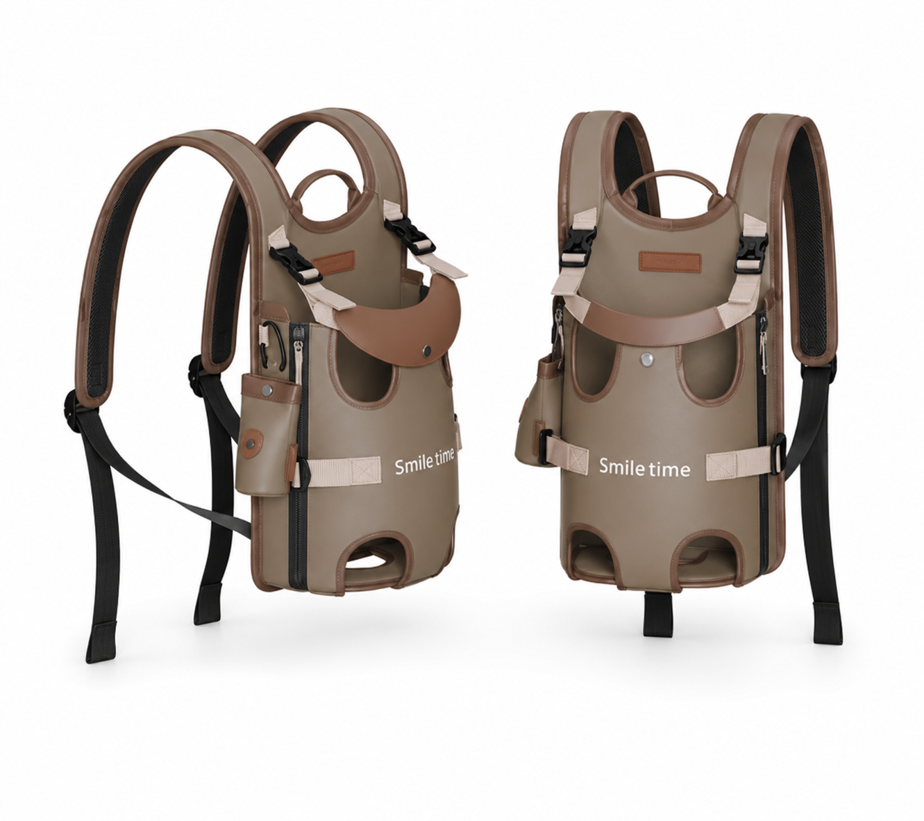 Adjustable Front & Back Pet Carrier Backpack