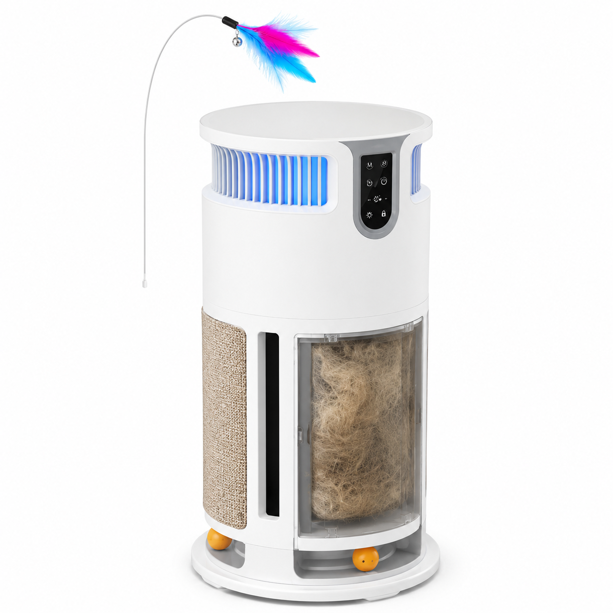 AP-391P Smart Pet Air Purifier with Interactive Cat Teaser