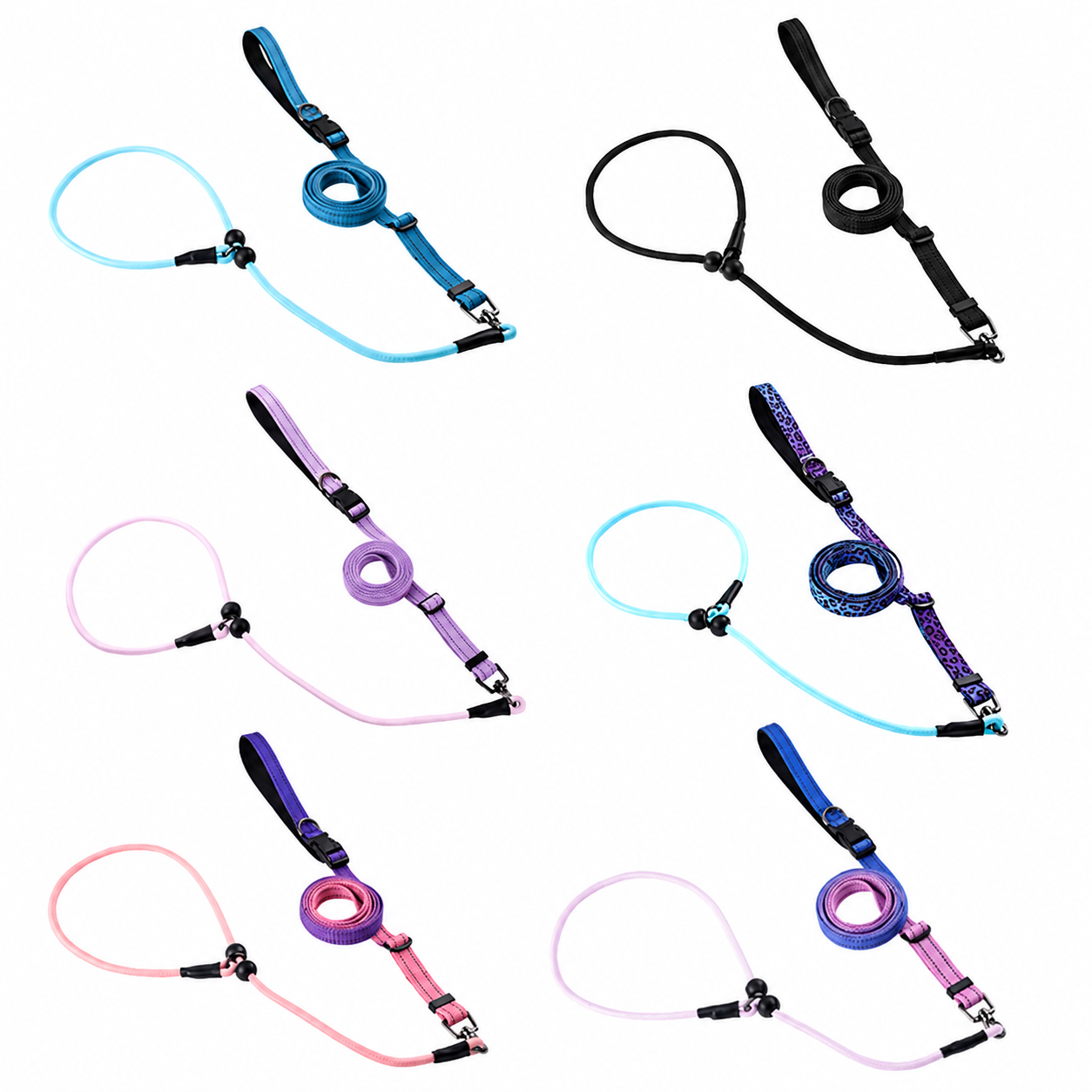 Multifunctional Hands-Free Slip Lead Dog Leash