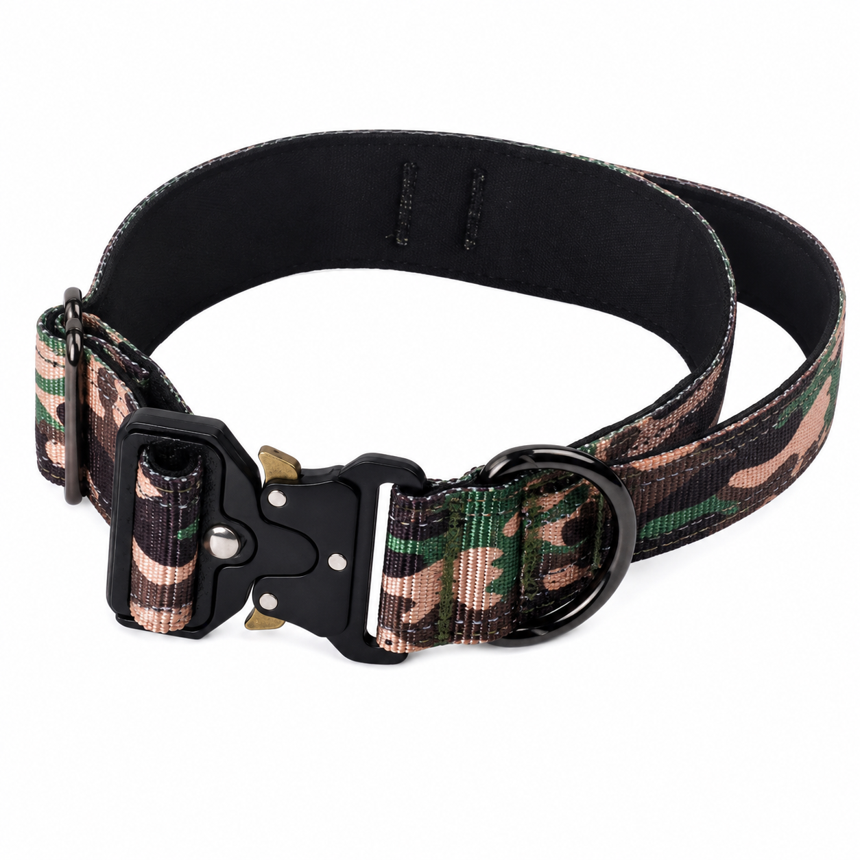 Heavy-Duty Tactical Dog Collar with Handle