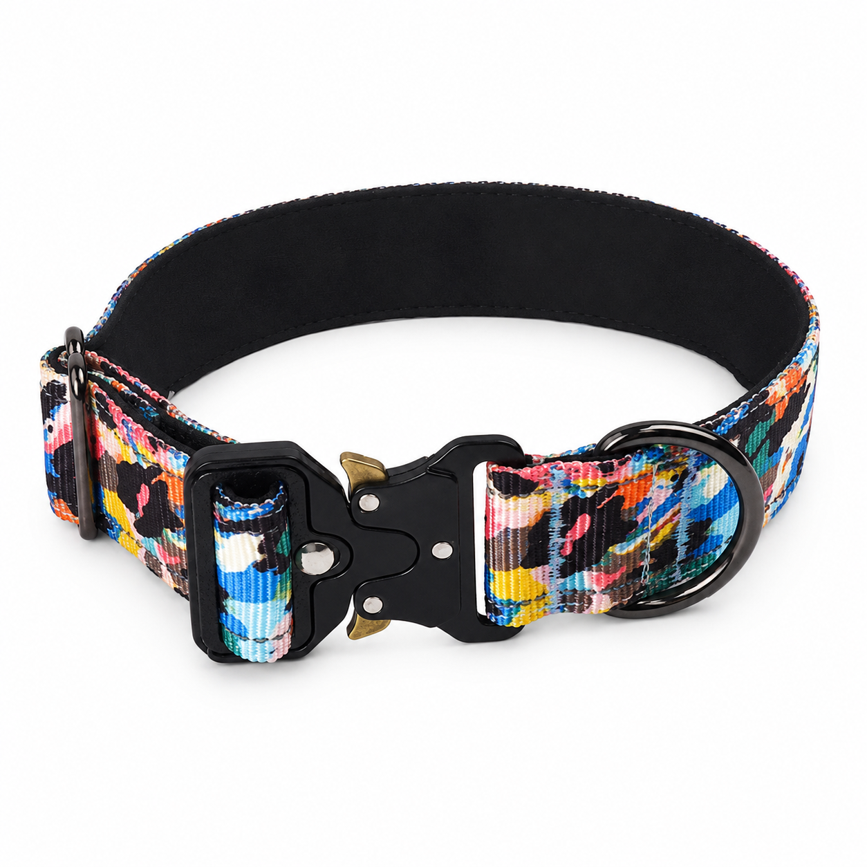 Padded Tactical Dog Collar with Handle